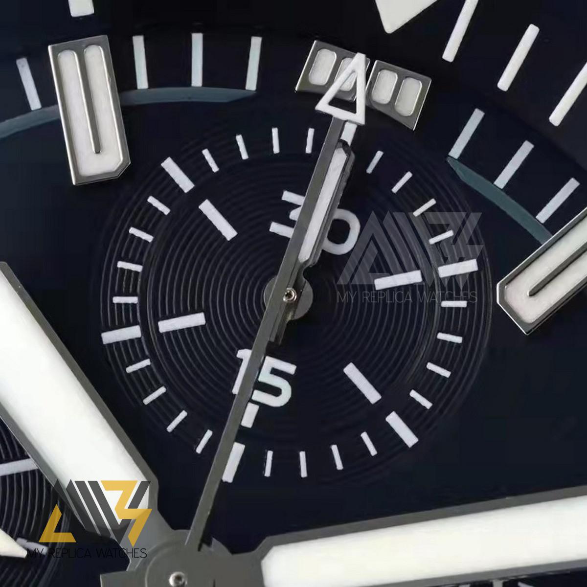 Aquatimer IW376803 Stainless Steel Case Stainless Steel Case RSF 1:1 Best Edition Black Dial on Black Rubber Strap A7750